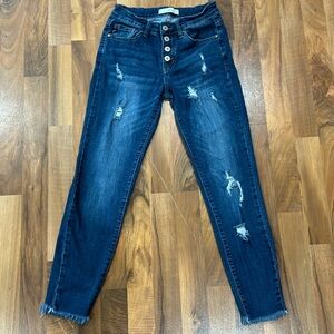 KanCan distressed skinny jeans